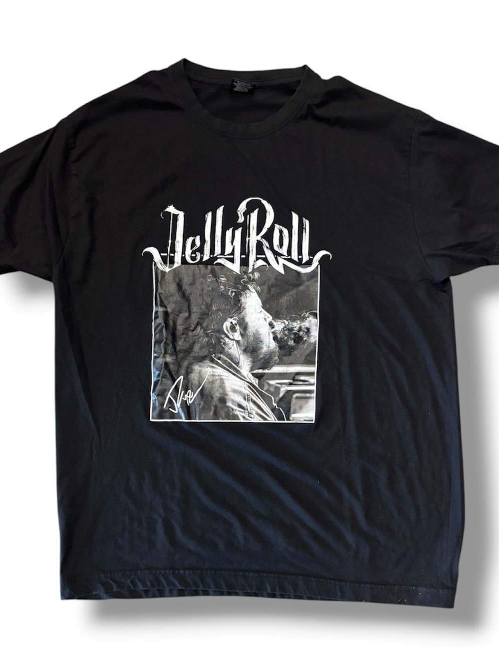Black JELLY ROLL Tee - Men's Crew Neck Shirt